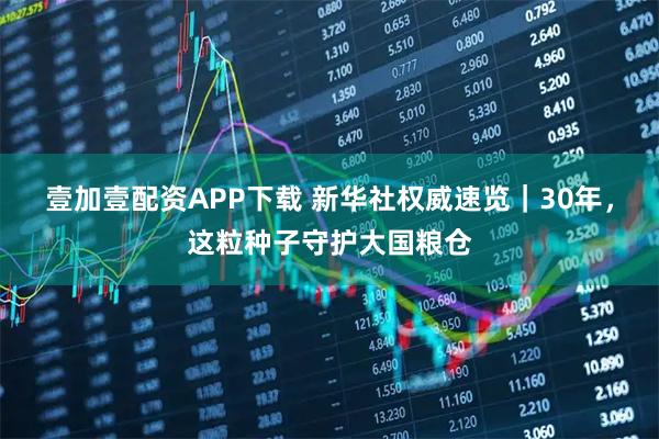 壹加壹配资APP下载 新华社权威速览｜30年，这粒种子守护大国粮仓